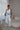 Blue fleur pant set